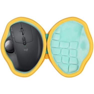 Imagem de co2CREA Capa rígida de substituição para mouse trackball sem fio Logitech MX Ergo S/MX Ergo (capa verde esmeralda)