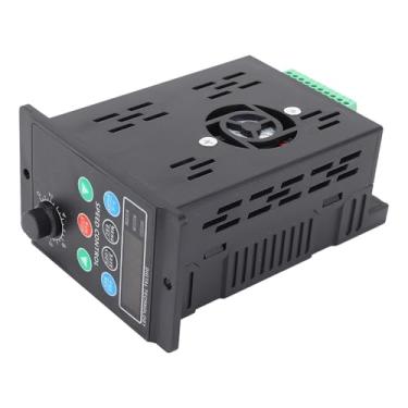 Imagem de Unidade de Frequência Variável, 750W 4A Entrada 1PH 176-264V Saída 3PH 0-220V Motor Trifásico Inversor de Controle de Velocidade Inversor de Saída do Conversor 3PH para Motor,