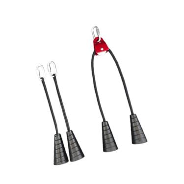 Imagem de UGPLM Acessório de cabo de corda de tríceps, corda de puxar para baixo de bíceps, corda de tensão de tríceps para exercícios corporais, equipamento de, Rosa