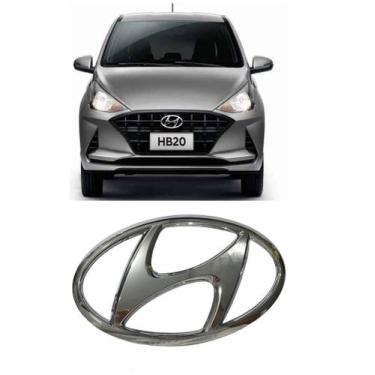 Imagem de Emblema Grade Dianteira Hb20 Hb20s 2020 2021 - Hyundai