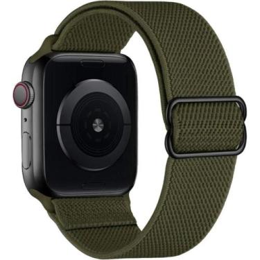 Imagem de Pulseira Nylon Solo Confortável Compatível com Apple Watch - Baú do Vi
