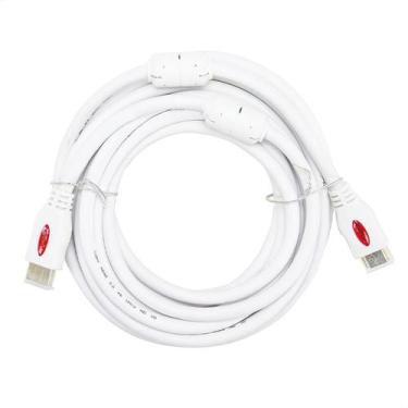 Imagem de Cabo HDMI 2.0 4K Ultra HD 3D, Branco - 3 Metros - CIRILO CABOS