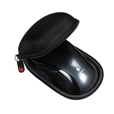 Imagem de Hermitshell Capa de viagem rígida para mouse sem fio Logitech M510 - somente capa (preto)