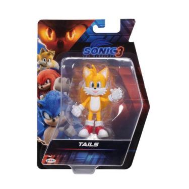 Imagem de Boneco Articulado Tails de 12cm - Sonic 3: O Filme - SONIC FILME 3