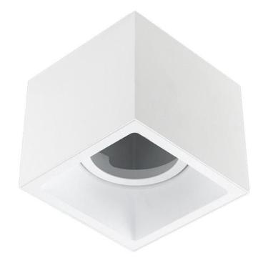 Imagem de Plafon Square Out AR111 Branco Direcionável Stella, Branco