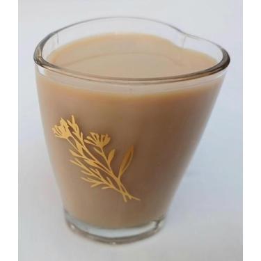 Imagem de Xicaras de Coração Copo Caneca Vidro Café Chá 240ml c/flor - DYNASTY