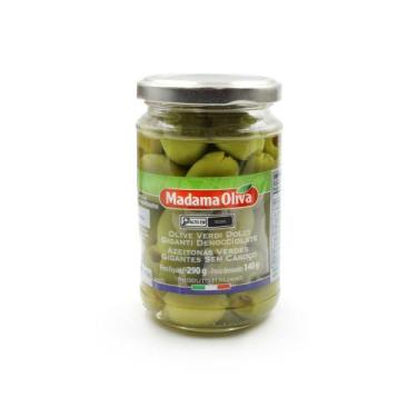 Imagem de Azeitonas Verdes Gigantes sem Caroço Madama Oliva 290g