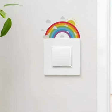Imagem de Adesivo de Interruptor Arco Iris - Lojinha da Luc Adesivos