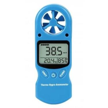 Imagem de Termo-higro-anemômetro INS-1350  Mede T/U/V  LCD Tripla - Metrins