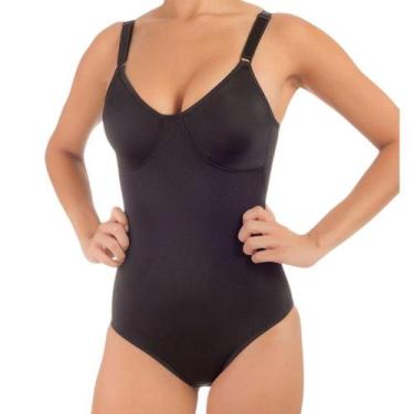 Imagem de Modelador Duloren 113215 Alta Compressão em Cetinete, Preto, 48