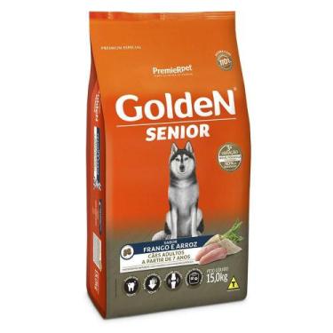 Imagem de Ração Seca PremieR Pet Golden Formula Cães Sênior Frango e Arroz - 15 