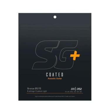 Imagem de Encordoamento P/ Violão Aço SG Coated Bronze Medium SG+ 11/52 - EC0537
