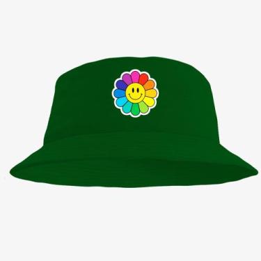 Imagem de Boné Chapéu Bucket Hat Estampado Flor - MP Moda Masculina, Único, Verd