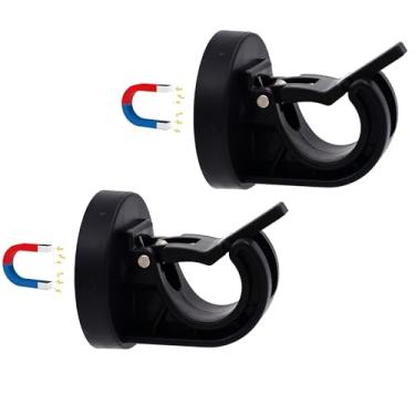 Imagem de YYST Suporte de haste magnética para capa de janela de sala de aula faça você mesmo, persiana blecaute de janela de porta de viagem, design de escurecimento de quarto, etc. (2, preto)