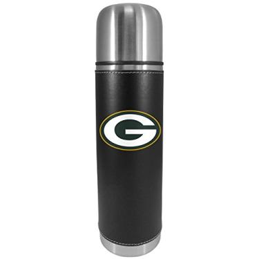 Imagem de Garrafa térmica NFL Siskiyou Sports Fan Shop Green Bay Packers Graphics 737 g preta