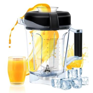 Imagem de Recipiente de reposição de perfil baixo de 1,8 g para vitamix 750, 5000, 5200, 6300, 7500, VM0158a, VM0197, adequado para Vitamix Blender Pitcher G/Classic C/Commercial/Explorian Series Etc.