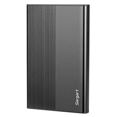 Imagem de Disco rígido externo portátil de 500 GB, armazenamento USB 3.0 para PC, Mac, desktop, laptop, Mac, Chromebook, Xbox One, Xbox 360, PS4 (preto)