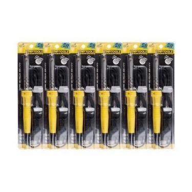 Imagem de Kit 6 Ferro De Solda Estanho Profissional Pratico Barato - Startools