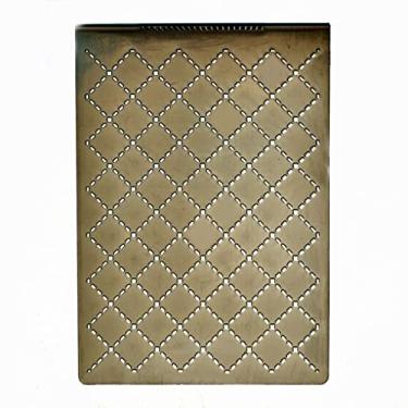 Imagem de DDOUJOY Pastas de gravação de plástico com fundo de treliça pontilhada para fazer cartões, scrapbooking e outros artesanatos em papel 2101060