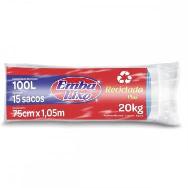 Imagem de Saco Embalixo Rolo Plus Azul 100L Com 15 Sacos  514011