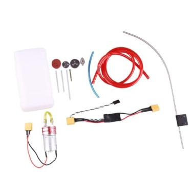 Imagem de Tachiuwa Bomba de engrenagem elétrica de aeronave Mini bomba de água Bomba de combustível de motor a gasolina para turbojato de asa fixa, Conjunto de Bomba