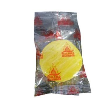 Imagem de 100  Pastilhas de 20 grs Acendedor de Álcool Sólido Para acendimento d