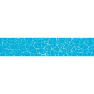 Imagem de Kit 5 Adesivos Vinil Borda de Piscina Azulejo 02 100cm x 20cm - Impéri
