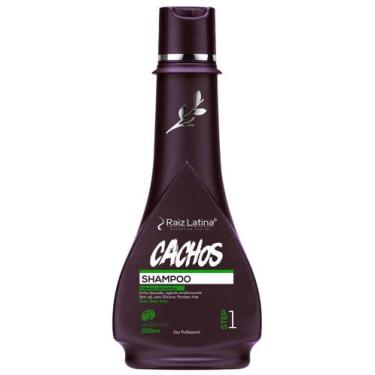Imagem de Shampoo Cachos 250ml cabelos cacheados enrolados Raiz Latina