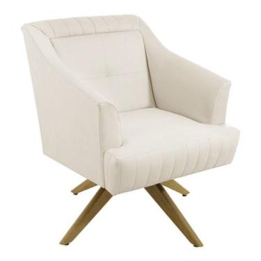Imagem de Poltrona Decorativa Moderna Para Sala Quarto Clinica - Safira - Mance 