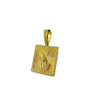 Imagem de Pingente fé g - banhado a ouro 18k - ToJoia18k