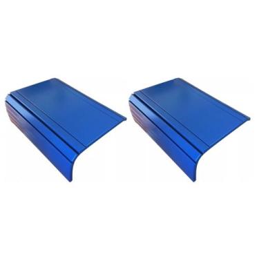 Imagem de Kit 02un Esteiras Suporte Reta Flexivel P/ Braço Sofá Azul Bic - MA SO