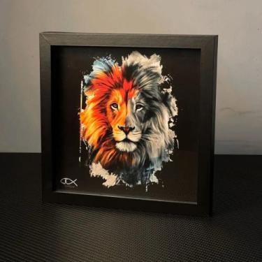 Imagem de Quadro decorativo Leão da Tribo de Judá - Presente de Deus