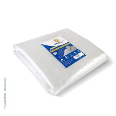 Imagem de Lona Polietileno 4x4 Transparente Com Ilhós 300 Micras Grossa Reforçad