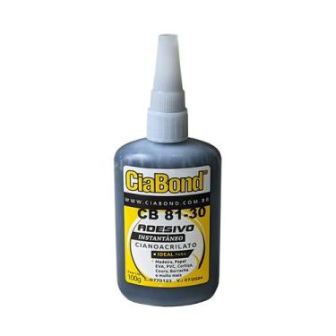 Imagem de Cola Ciano P/ Alto Falante 100g CB 81-30 Preta - CiaBond