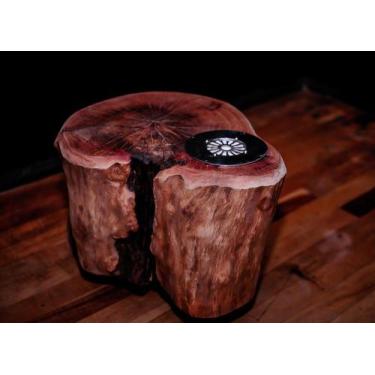 Imagem de Lareira Canadá tora 500x500x400mm - D'Wood Brasil, Natural, M