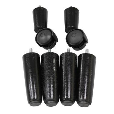 Imagem de Kit Pés para Cama Box QUEEN/KING Baú - Copel Colchões, Padrão