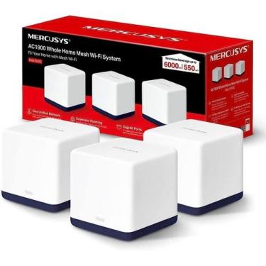 Imagem de Roteador Mercusys Halo H50G Home Mesh PACK-3 AC1900