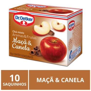 Imagem de Chá Dr. Oetker, Maçã e Canela, 10 saquinhos