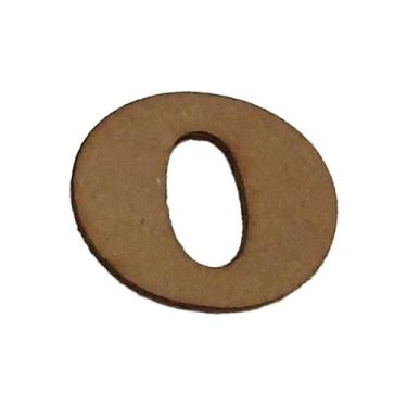 Imagem de Kit 10 Letras o Mdf 3mm por 2,5cm de Altura Laser Mdf Madeira - ATACAD