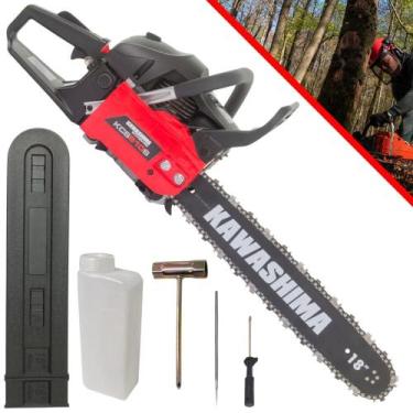 Imagem de Motosserra Kawashima À Gasolina KCS 610S 61,5cc 2 Tempos Robusto Com S
