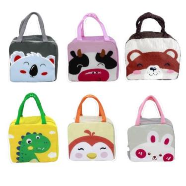 Imagem de Bolsa Térmica Infantil Lancheira Escolar Viagem Animais - LIZ BABY TOY