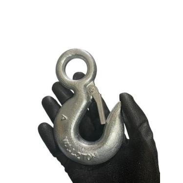 Imagem de Gancho Olhal 2,0t 7/16 c/ Trava RF - 145mm - Galvanizado