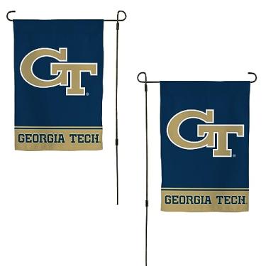 Imagem de Bandeira Georgia Tech Garden Yellow Jackets GT Institute of Technology Banner 100% poliéster (Design A)