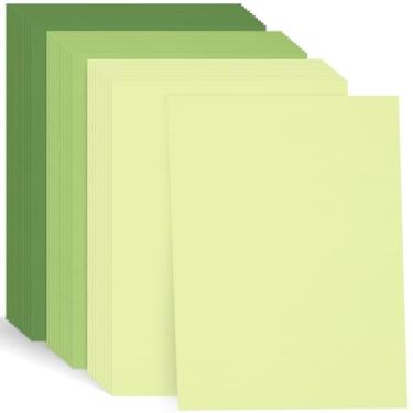 Imagem de Whaline 30 folhas, 21 x 28 cm, papel de cartão verde sálvia, sortido, 3 cores sólidas, para scrapbook, artesanato, artesanato, artesanato, escola, escritório, material doméstico, 29,5 kg