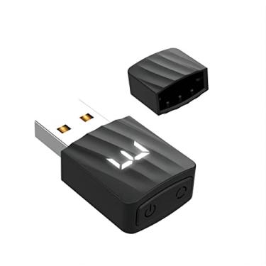 Imagem de NYIEFADA Mouse Jiggler com botão de interruptor, movimento de mouse jiggler, jiggler de mouse indetectável para laptop, dispositivo de movimento automático do mouse para uso em escritório e casa, Plug