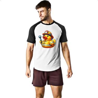Imagem de Camiseta Raglan Patinho de borracha Bombeiro - Alearts, G