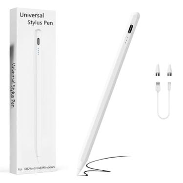 Imagem de Caneta Touch Pen Universal para Tablet Compatível IOS e Android Ponta Fina Alta Sensibilidade