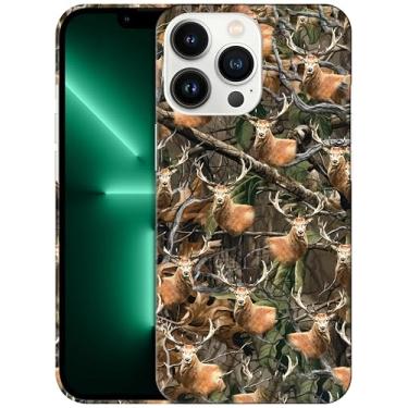 Imagem de GlamCase - Capa Camuflague DeerPrinted PC para iPhone 13 Pro Max Branca