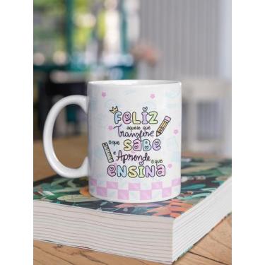 Imagem de Caneca Personalizada Dia dos Professores - Live, FELIZ