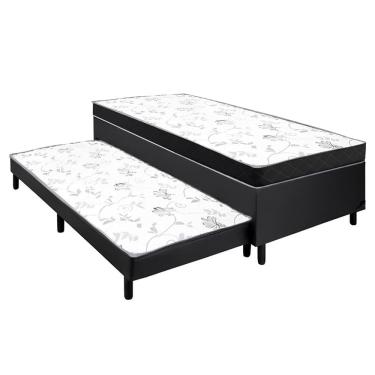 Imagem de Base Cama box + Auxiliar + Colchão D23 188x88X50